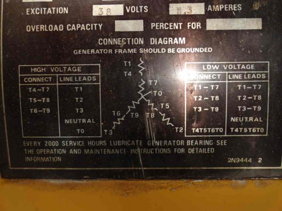 CATERPILLAR DIESEL GENERATOR SET