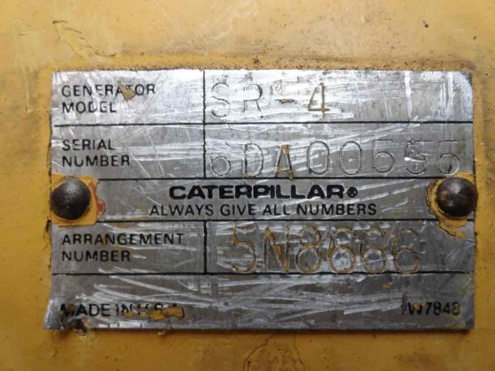 CATERPILLAR DIESEL GENERATOR SET