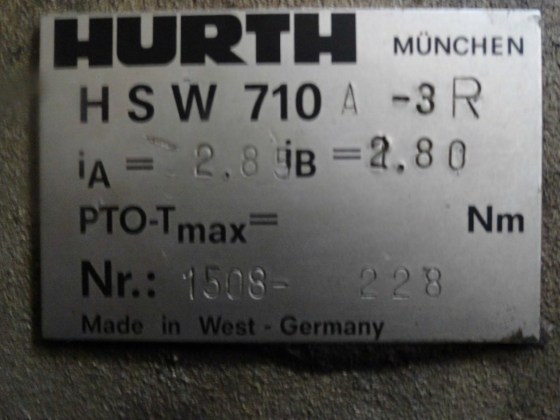 Gearbox HURTH HSW 710