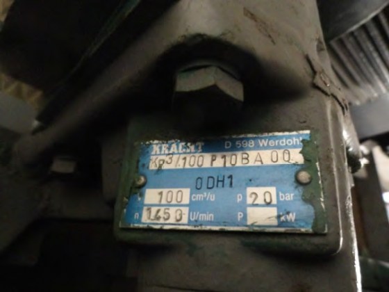 OIL PUMP KRACHT D 598 B