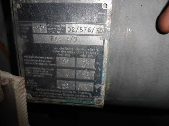 OIL COOLER Type: FKS 5/31